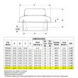 US Fan Direct Drive Down Blast Roof Exhaust Fan 1075 RPM .33 HP 120 Volts, 1 Phase - specification sheet