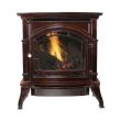 Ashley Hearth Products 31,000 BTU Vent Free Propane Stove Mahogany Enameled Porcelain Cast Iron