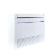 Mitsubishi 15,000 BTU 21.8 SEER Floor Mounted Mini Split H2i Hyper Heat Single Zone Heat Pump System - MUFZ-KJ15NAHZ / MFZ-KJ15NA
