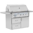 Summerset Alturi 42-Inch 3-Burner Freestanding Gas Grill With Red Brass Burner & Rotisserie - ALT42R-NG / ALT42R-LP / CARTALT42