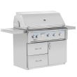 Summerset Alturi 42-Inch 3-Burner Freestanding Gas Grill With Stainless Steel Burner & Rotisserie - ALT42T-NG / ALT42T-LP / CARTALT42
