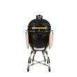 Coyote Asado Ceramic Kamado Grill - C1CHCS - Asado on Cart Closed Shelves Down