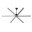 MacroAir AVDX 12 FT HVLS Ceiling Fan Covers 8,800 sq ft 208-240 Volts 1 Phase - AVDX12