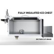 Sunstone 14-Inch Cocktail Station Pro - B-CS14- Section Cut View