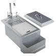 Sunstone 14-Inch Cocktail Station Pro - B-CS14- Left Side View
