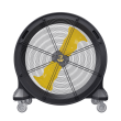 Big Ass Fan Bandit 42 Inch Portable Fan 11,044 CFM Covers 120 Feet - Yellow/Black - F-BD1-4201