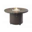The Outdoor Greatroom Beacon Marbelized Noche Chat Height Gas Fire Pit Table - BC-20-MNB