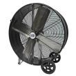 Maxx Air Pro Series 30 In. 2-Speed Direct Drive Drum Fan - Black - BF30DDBLKPROUPS