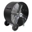 Pro Flex 30" 2-Speed Direct Drive Polyethylene Drum Fan Black - BF30DDPEBLK