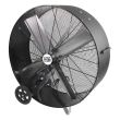 Pro FLEX Series 42 In. 2-Speed Belt Drive Drum Fan - BF42BDPEBLK