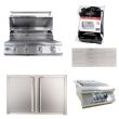 Buck Grill 32-Inch 4-Burner Built-In Gas Grill 304SS W/Lights & Outdoor Kitchen Package Options - BG 32BUCKGRILL-PKG-2