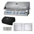 Napoleon BI Series 44-Inch 6-Burner Built-In Gas Grill & Outdoor Kitchen Package - BIG44RB