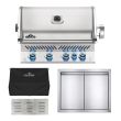 Napoleon Prestige PRO 32-Inch 4-Burner Built-In Gas Grill & Outdoor Kitchen Package - BIPRO500RB