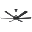 Big Ass Fans Mammoth  60" Smart Indoor/Outdoor Black Ceiling Fan with Wifi Enable