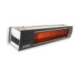 Sunpak 48-Inch 25,000 BTU Gas Patio Heater - Stainless Steel - S25S  - Black Fascia