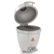 Blaze 20-Inch Cast Aluminum Kamado Grill - Open View