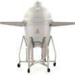 Blaze 20-Inch Cast Aluminum Kamado Grill with Cart - BLZ-20-KAMADO / BLZ-20KMDO2-CART - cart and shelves