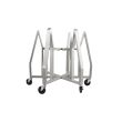 Blaze 20-Inch Cast Aluminum Kamado Grill with Cart - BLZ-20-KAMADO / BLZ-20KMDO2-CART - cart