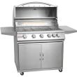 Blaze 40-Inch 5-Burner Freestanding Gas Grill With Rear Infrared Burner - BLZ-5 / BLZ-5-CART