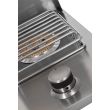 Blaze Drop-In Gas Single Side Burner - detail grid and knob