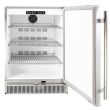 Blaze Outdoor Rated Stainless 24 Inch Fridge 5.5 Cubic Feet - open 