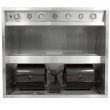 Blaze 42-Inch Stainless Steel Outdoor Vent Hood - 2000 CFM - BLZ-WVH-42