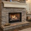 Buck Stove 24" Aspen Series Ventless Gas Log Set with Manual Thermostat Control for Propane