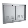Sunstone Classic 30-Inch Vented Double Door Flush Mount - C-DD30- Back View