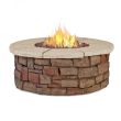 Real Flame Sedona Round Propane Fire Pit With Natural Gas Conversion Kit-  Buff - C11810LP - Main