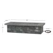 Real Flame Sedona Large Rectangular Propane Fire Pit With Natural Gas Conversion Kit - Gray - C11813LP-GRY - 5