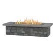 Real Flame Sedona Large Rectangular Propane Fire Pit With Natural Gas Conversion Kit - Gray - C11813LP-GRY - 2