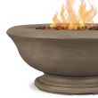 Real Flame Treviso Round Propane Fire Pit With Natural Gas Conversion Kit - Dove Gray - C11838LP - Detail