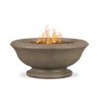 Real Flame Treviso Round Propane Fire Pit With Natural Gas Conversion Kit - Dove Gray - C11838LP - Main