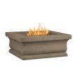 Real Flame Treviso Round Propane Fire Pit With Natural Gas Conversion Kit - Dove Gray - C11842LP - Main