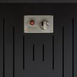 Real Flame Cavalier Sq. LP Fire Table w/ NG Conv- Black - C1270LP-BK - Cavalier-Controls