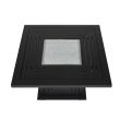 Real Flame Cavalier Sq. LP Fire Table w/ NG Conv- Black - C1270LP-BK - Cavalier-Top