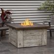 Real Flame Forest Ridge Square Propane Fire Pit With Natural Gas Conversion Kit - C1600LP - Lifestyle