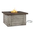 Real Flame Forest Ridge Square Propane Fire Pit With Natural Gas Conversion Kit - C1600LP - Main NG