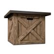 Real Flame Farmhouse Square Propane Fire Pit With Natural Gas Conversion Kit - C1725LP-RP - Hero