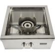 Coyote Built-In Gas Power Burner - C1PB - Without Lid