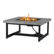 Real Flame Brenner Square Propane Fire Pit With Natural Gas Conversion Kit - C820 - Main