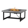 Real Flame Brenner Square Propane Fire Pit With Natural Gas Conversion Kit - C820 - NG