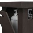 Real Flame Ventura Square Propane Fire Table with Natural Gas Conversion - C9630LP - Detail