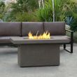 Real Flame Ventura Rectangular Propane Fire Table with Natural Gas Conversion- Glacier Gray - C9640LP-TGLG - Lifestyle