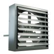 Canarm 24 Inch XB Series Belt Drive Wall Fan 1 HP, Three Phase, 208-230/460v with Front Sleeve & Shutter - XB24SLS30100