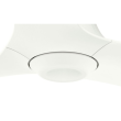 Hunter 59143 Stingray 6684 CFM 120 Volt with LED Light 60 inch Ceiling Fan Porcelain White - 59143 - Close View 2