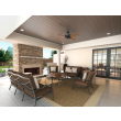 Hunter 7560 CFM 120 Volt Outdoor Original 52 Inch Ceiling Fan Black - 23863 - Lifestyle