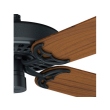 Hunter 7560 CFM 120 Volt Outdoor Original 52 Inch Ceiling Fan Black - 23863 - Close View 