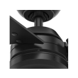 Hunter Cassius Outdoor 52 Inch Ceiling Fan Matte Black - 59264 - Close view 2