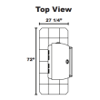 Lion Grill Island- Superior Q- Top View